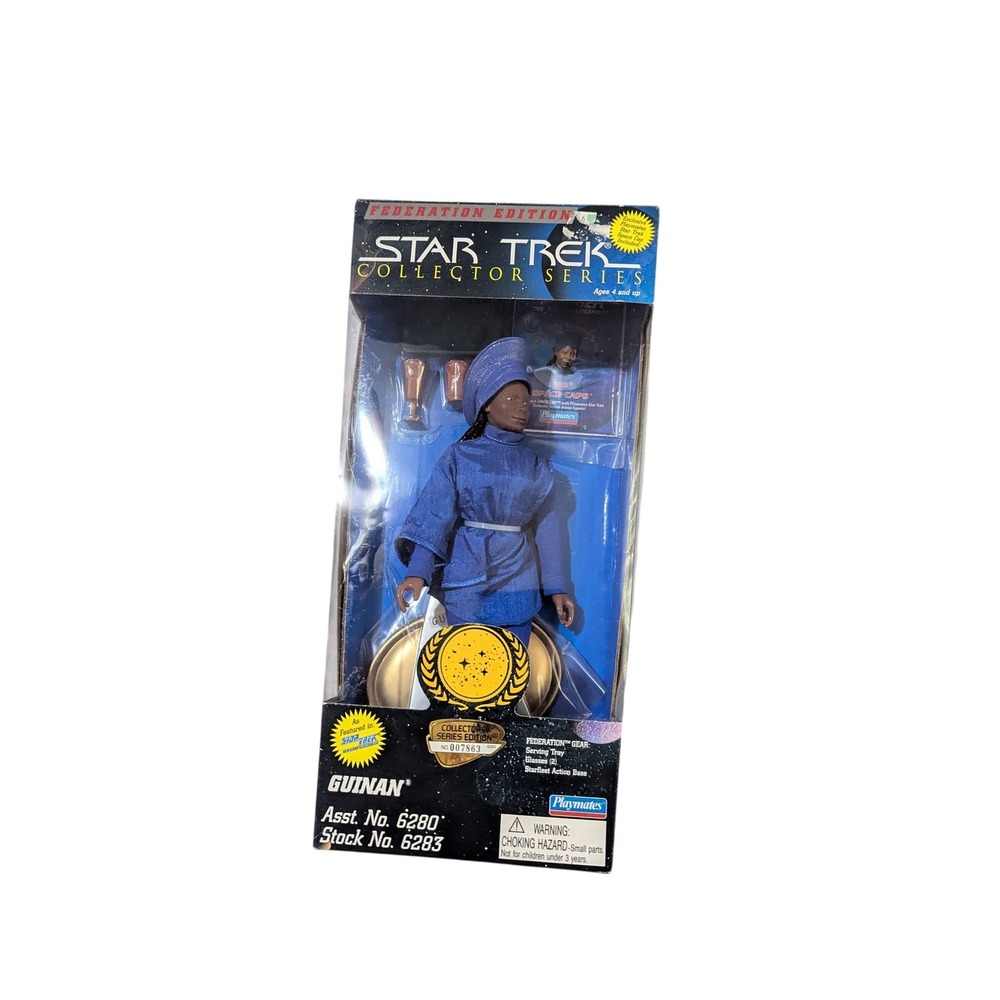 Star Trek Collector Series Guinan Federation Edition 9 Inch Figure 6283 1995‎